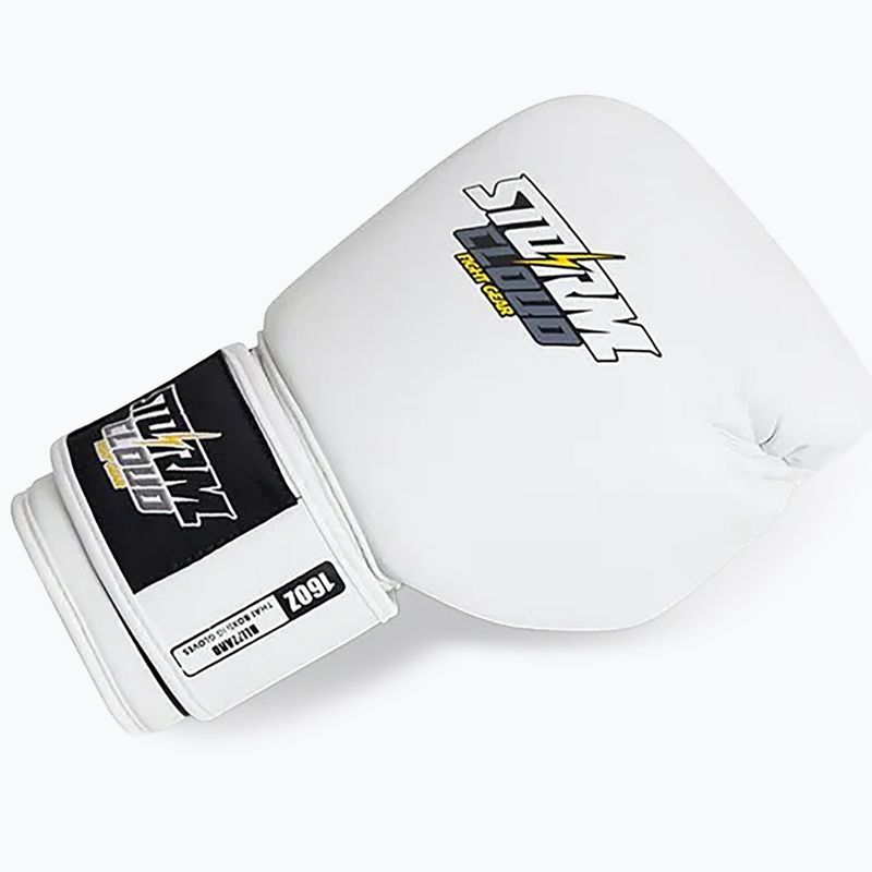 Mănuși de box StormCloud Blizzard white/black 5