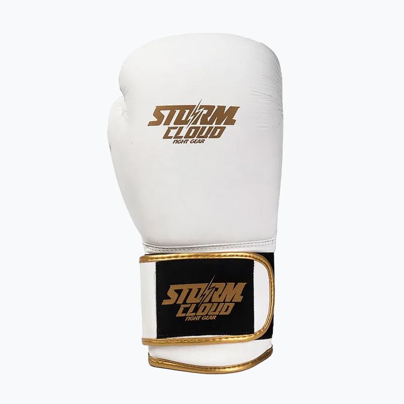Mănuși de box StormCloud Boxing Pro white/gold 2