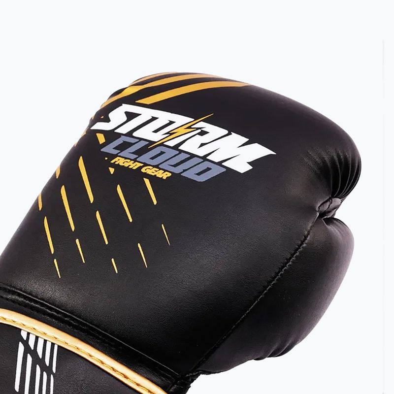 Mănuși de box StormCloud Lynx black/gold 4