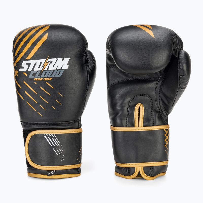 Mănuși de box StormCloud Lynx black/gold 2