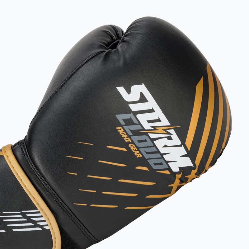 Mănuși de box StormCloud Lynx black/gold 5
