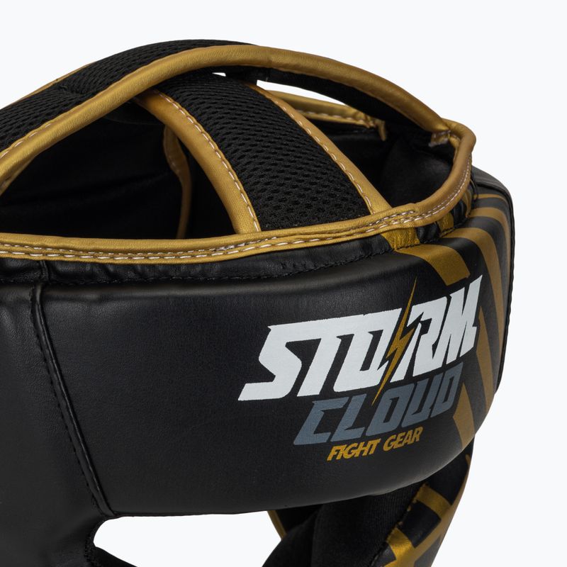 Cască de box StormCloud Lynx black/gold 4
