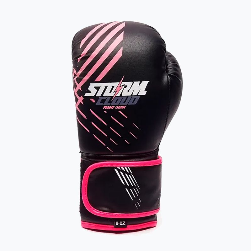 Mănuși de box StormCloud Lynx black/pink 2