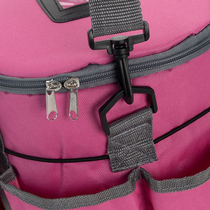 York sac de accesorii pentru cai, roșu cu încuietoare 280103 4