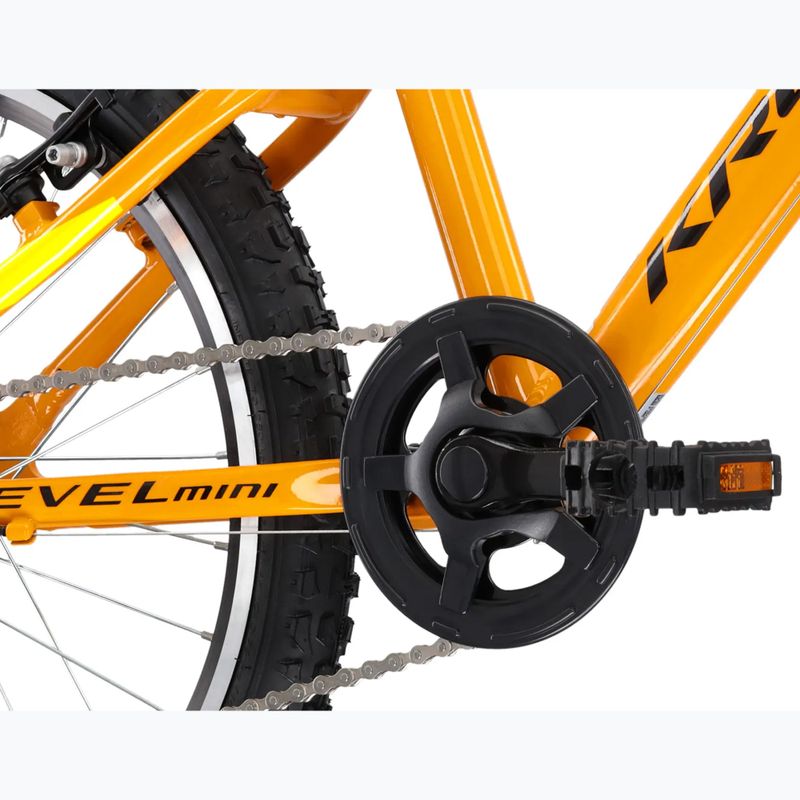 Bicicletă pentru copii KROSS Level Mini 2.0 yellow/black/gloss 8