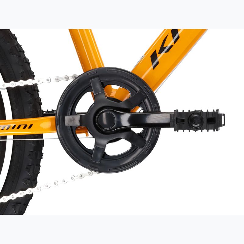 Bicicletă pentru copii KROSS Level Mini 2.0 yellow/black/gloss 9