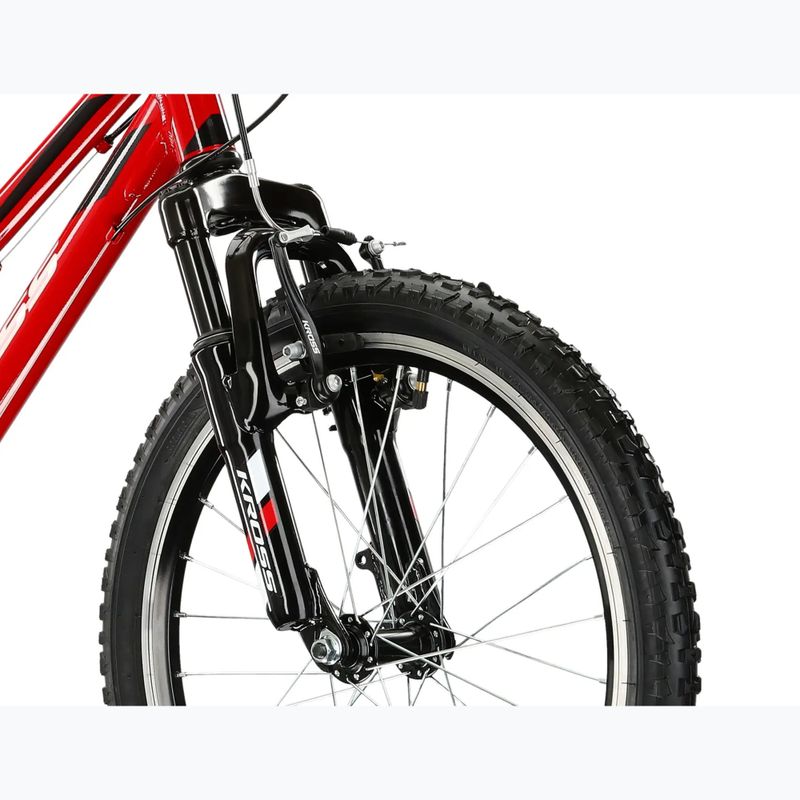 Bicicletă pentru copii KROSS Level Mini 2.0 red/black/gloss 5