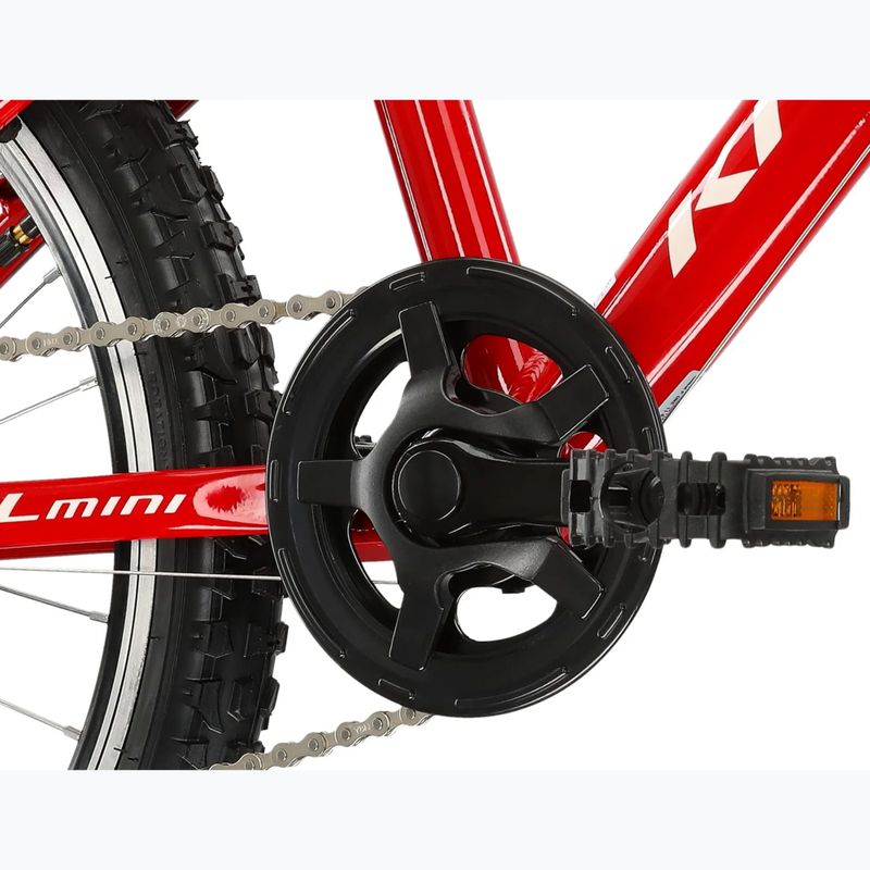 Bicicletă pentru copii KROSS Level Mini 2.0 red/black/gloss 8