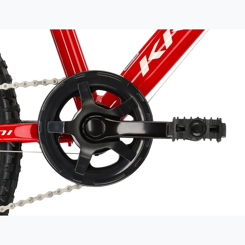 Bicicletă pentru copii KROSS Level Mini 2.0 red/black/gloss 9