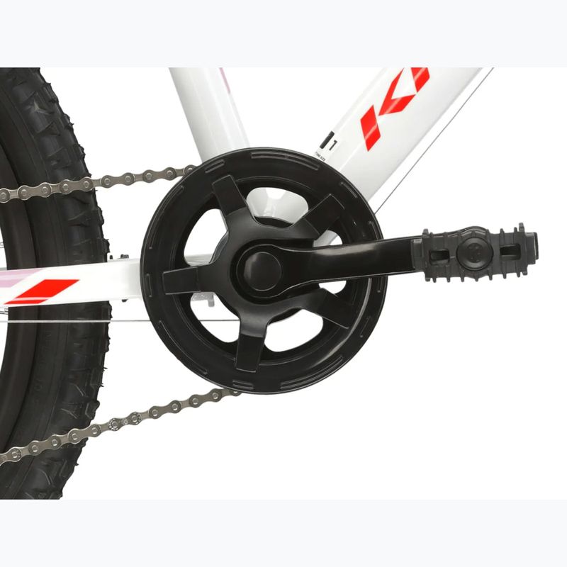 Bicicletă pentru copii KROSS Lea Mini 2.0 white/red/gloss 9