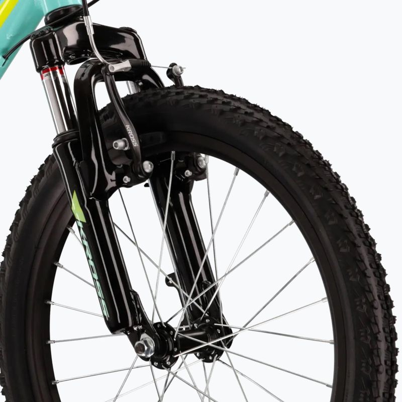 Bicicletă pentru copii KROSS Lea Mini 2.0 celadon/lime/gloss 5