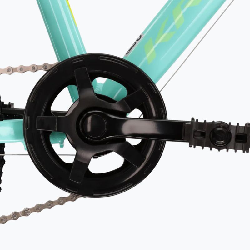 Bicicletă pentru copii KROSS Lea Mini 2.0 celadon/lime/gloss 9