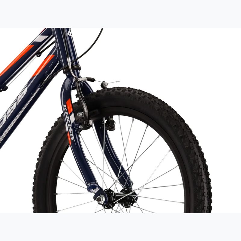 Bicicletă pentru copii KROSS Hexagon Mini 1.0 navy blue/white/gloss 4
