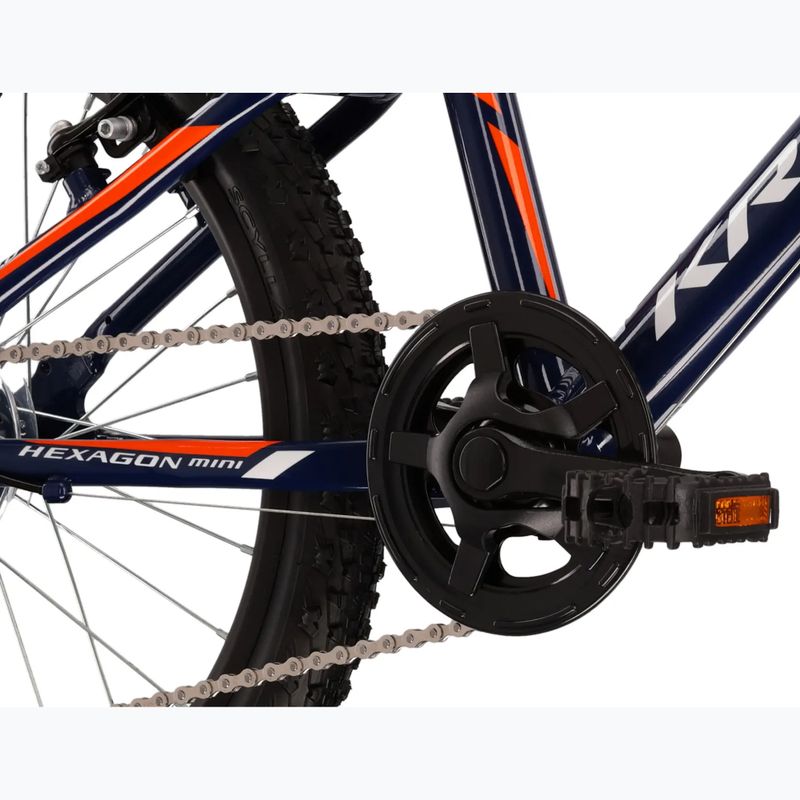 Bicicletă pentru copii KROSS Hexagon Mini 1.0 navy blue/white/gloss 7