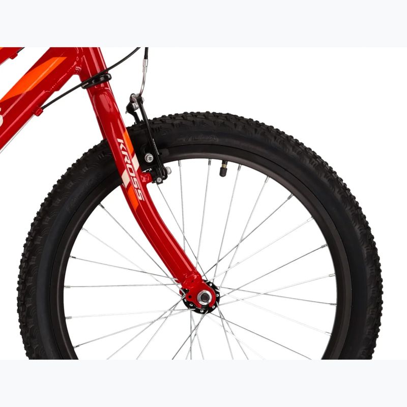 Bicicletă pentru copii KROSS Hexagon Mini 1.0 red/white/gloss 6