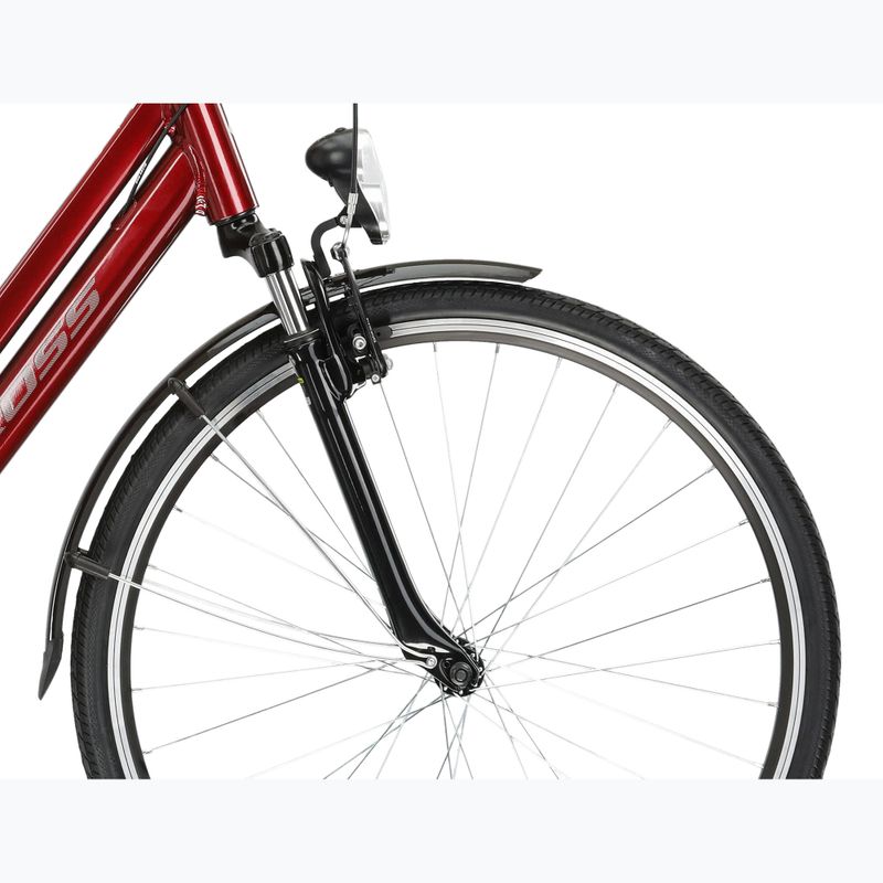 Bicicletă de oraș KROSS Sentio 1.0 ruby/grey/gloss 6