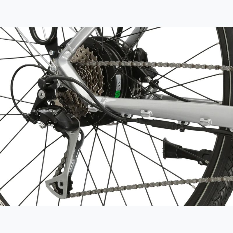 Bicicletă electrică KROSS Sentio Hybrid 2.0 el. 504 Wh silver/black/gloss 8