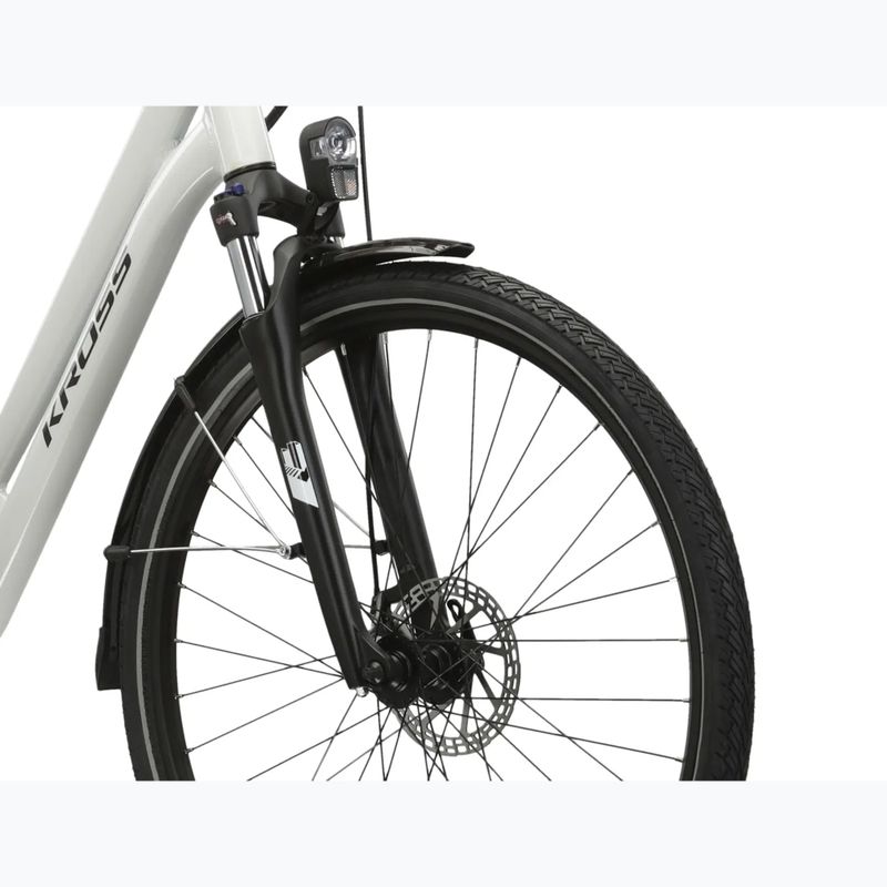 Bicicletă electrică KROSS Sentio Hybrid 1.0 el. 504 Wh pearl/black/gloss 6