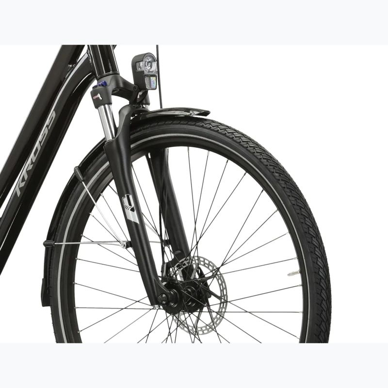 Bicicletă electrică KROSS Sentio Hybrid 1.0 el. 504 Wh black/silver/gloss 6