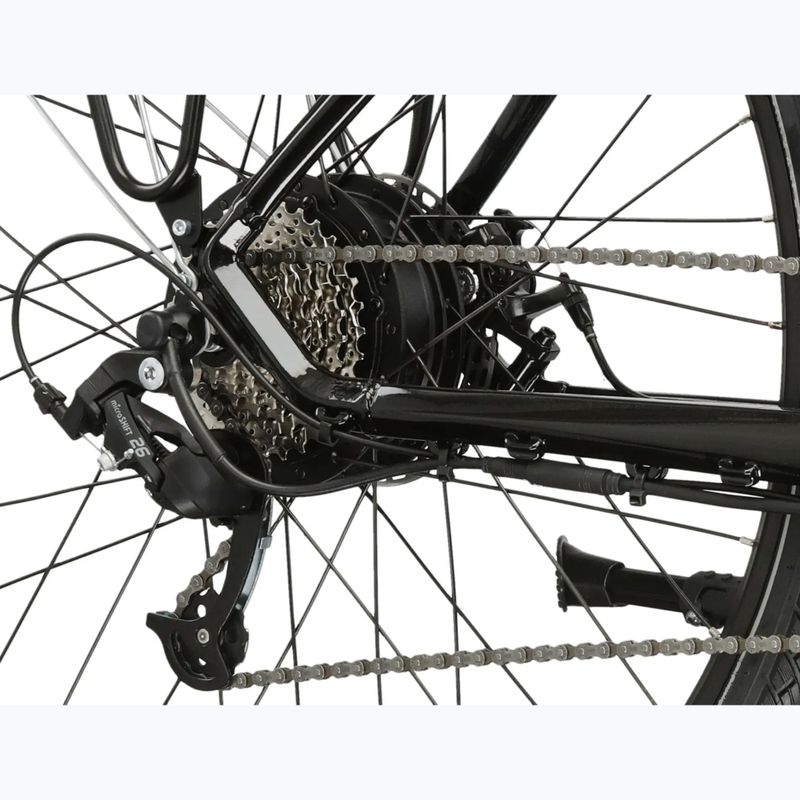 Bicicletă electrică KROSS Sentio Hybrid 1.0 el. 504 Wh black/silver/gloss 11