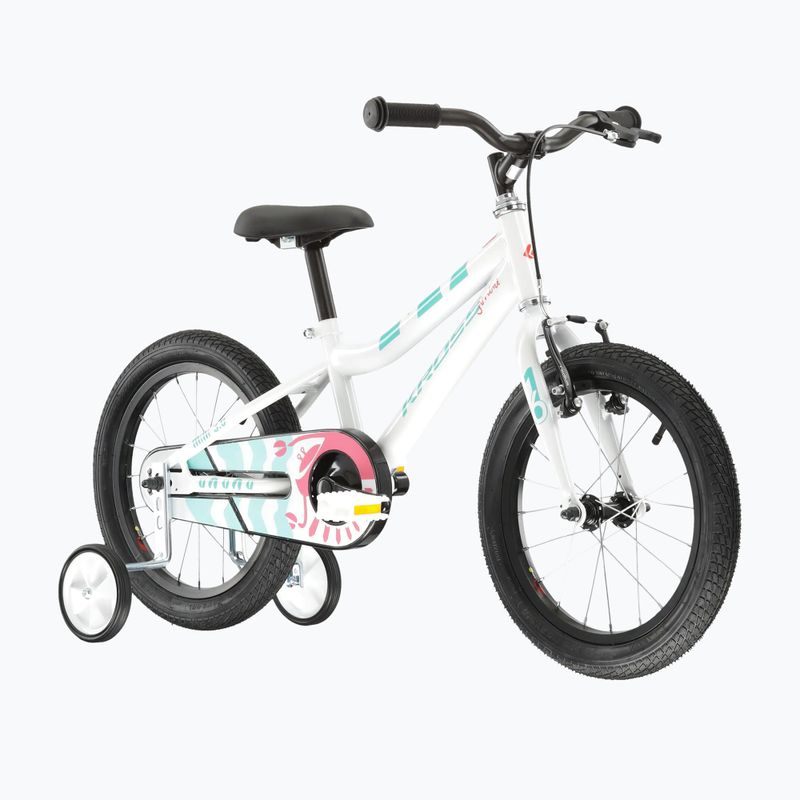 Bicicletă pentru copii KROSS Mini 3.0 white/mint/gloss 2