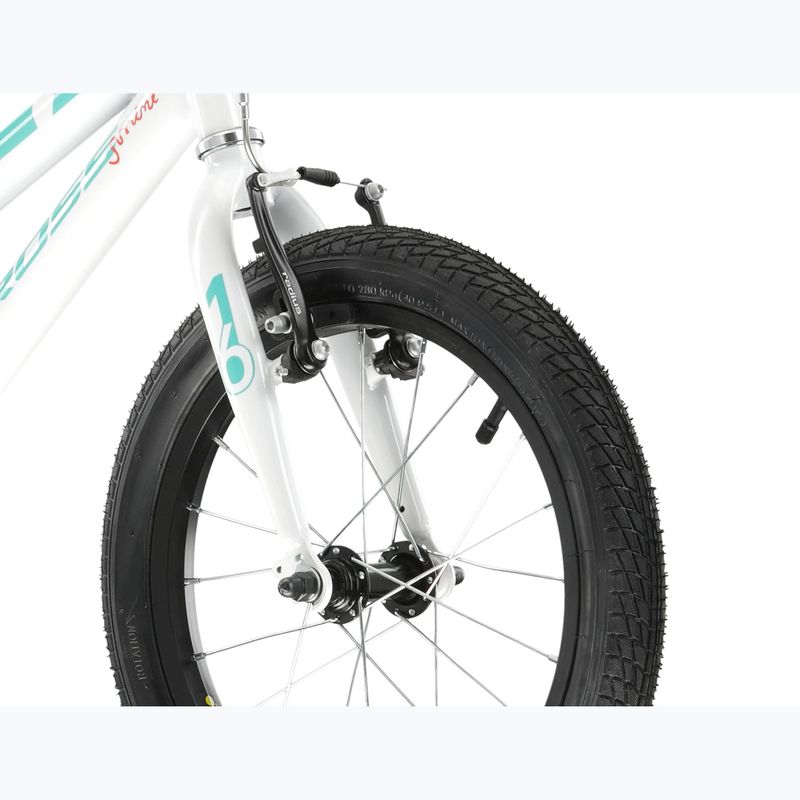 Bicicletă pentru copii KROSS Mini 3.0 white/mint/gloss 5