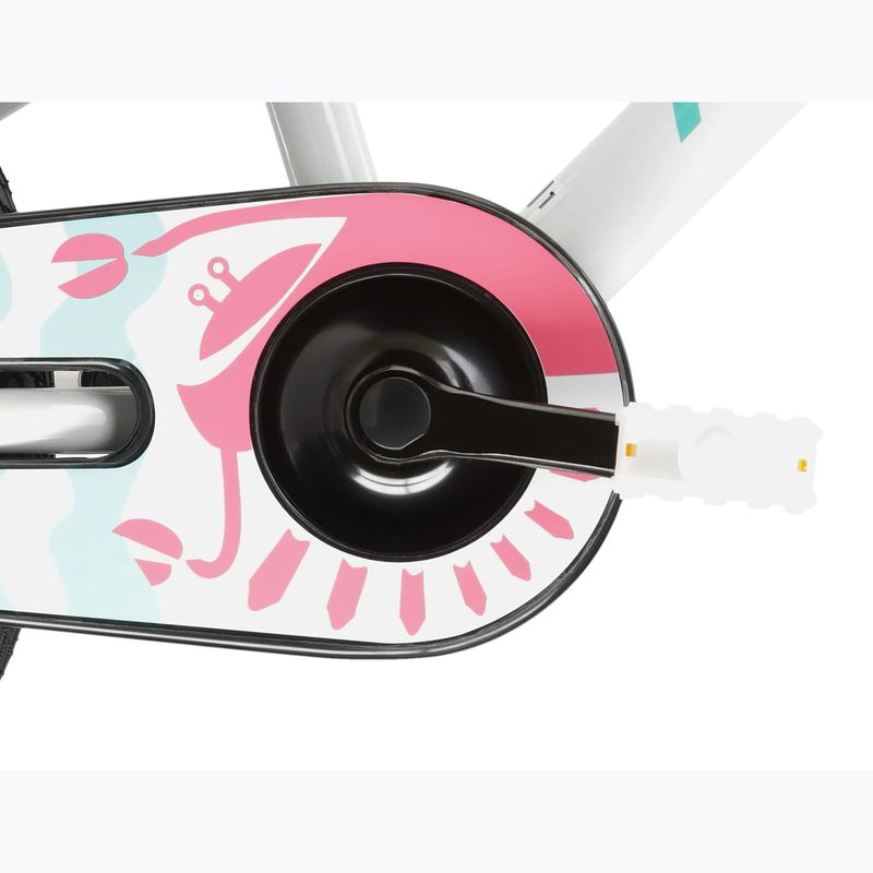 Bicicletă pentru copii KROSS Mini 3.0 white/mint/gloss 9