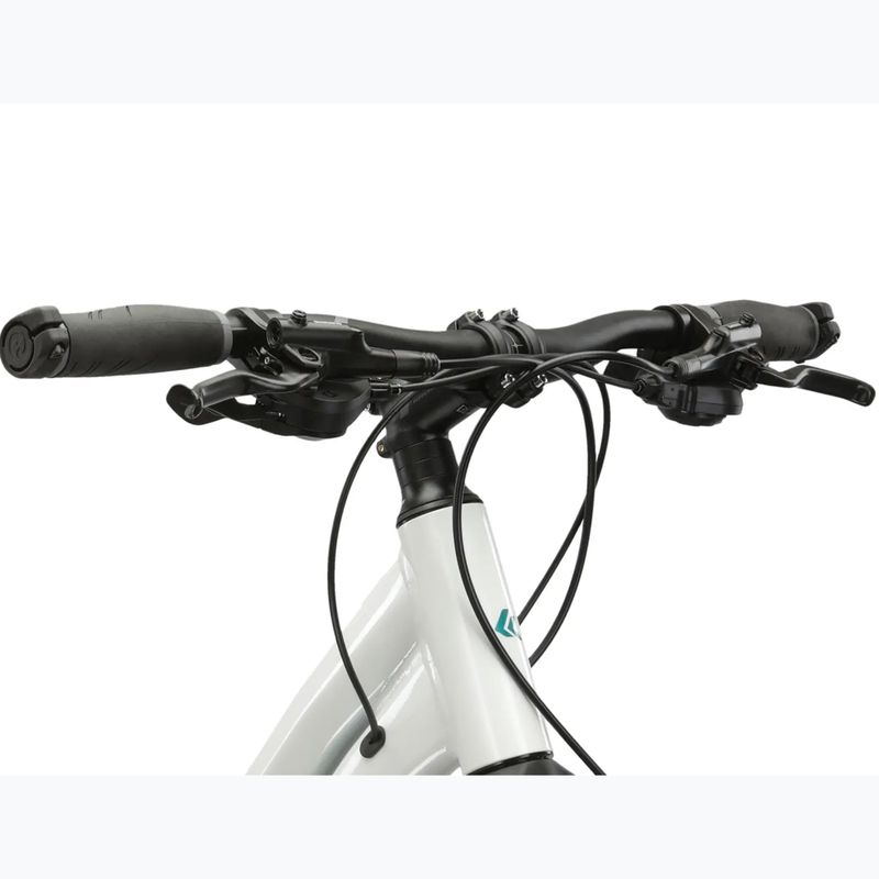 Bicicletă cross pentru femei KROSS Evado 7.0 In white/turquoise/gloss 4