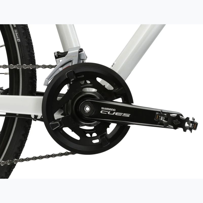 Bicicletă cross pentru femei KROSS Evado 7.0 In white/turquoise/gloss 10