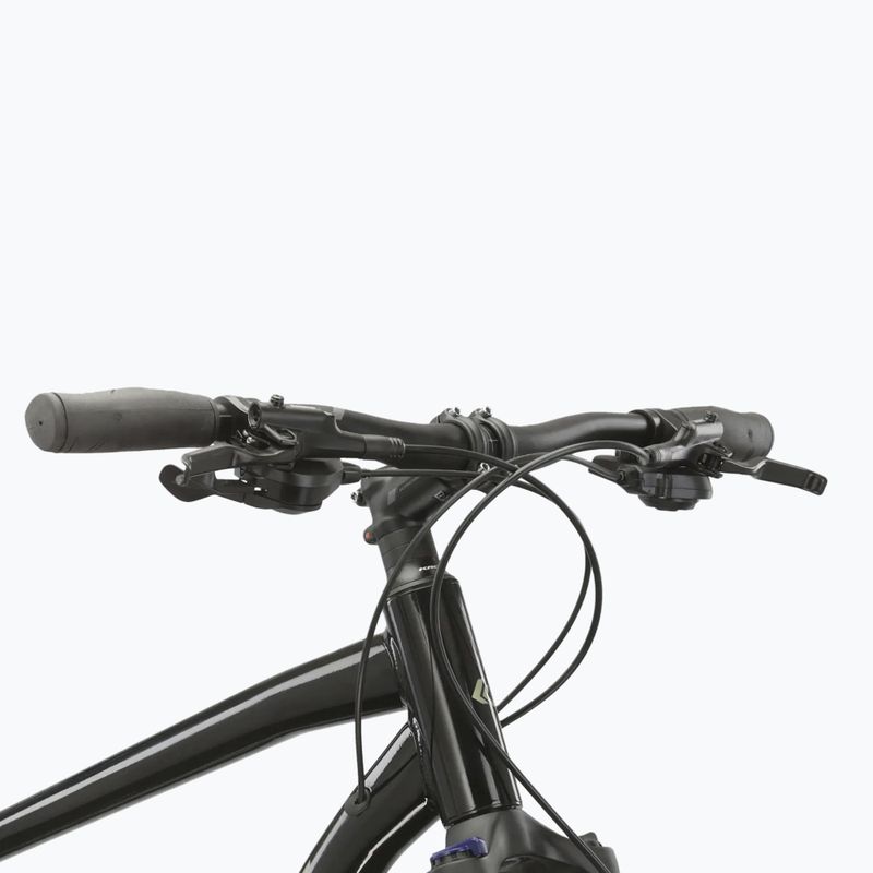 Bicicletă cross KROSS Evado 5.0 black/green/gloss 4