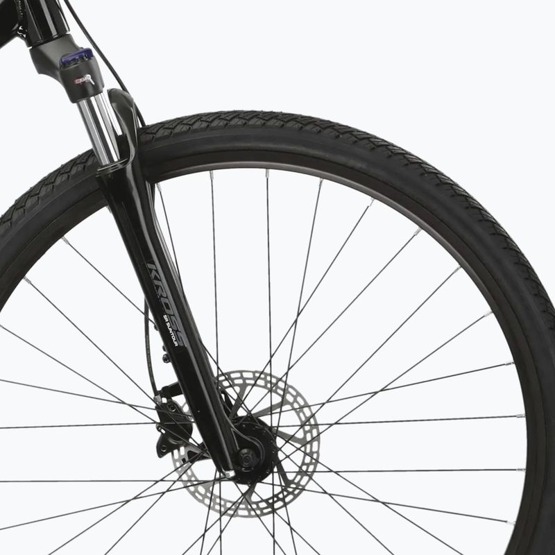 Bicicletă cross KROSS Evado 5.0 black/green/gloss 6