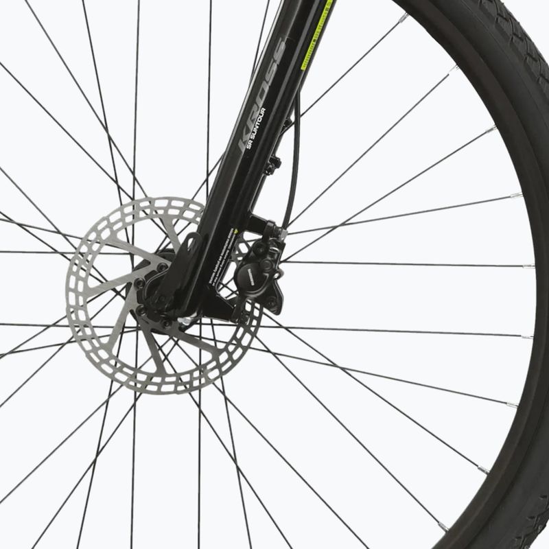 Bicicletă cross KROSS Evado 5.0 black/green/gloss 7