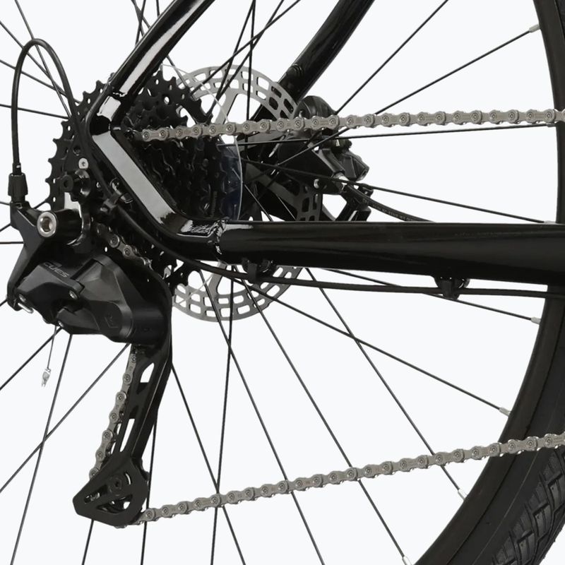 Bicicletă cross KROSS Evado 5.0 black/green/gloss 8