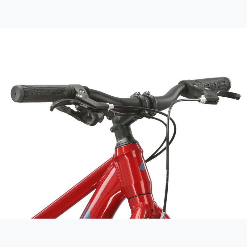 Bicicletă pentru copii KROSS Level Jr 1.0 red/teal/gloss 4