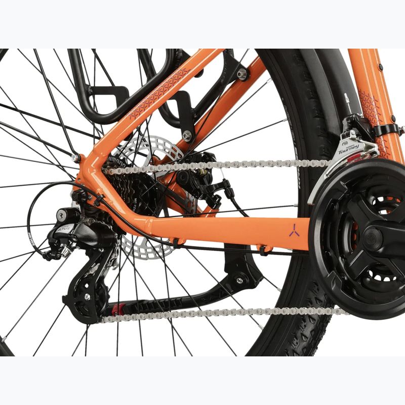 Bicicletă de munte pentru femei KROSS Lea 2.0 Eq W 27.5 orange/navy blue/gloss 8
