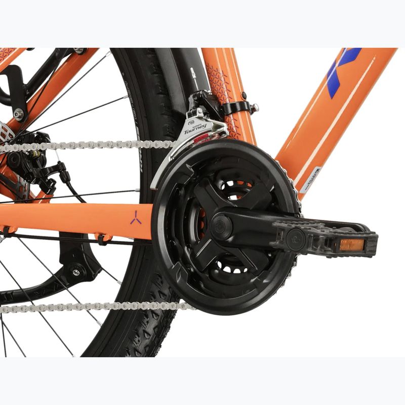 Bicicletă de munte pentru femei KROSS Lea 2.0 Eq W 27.5 orange/navy blue/gloss 9