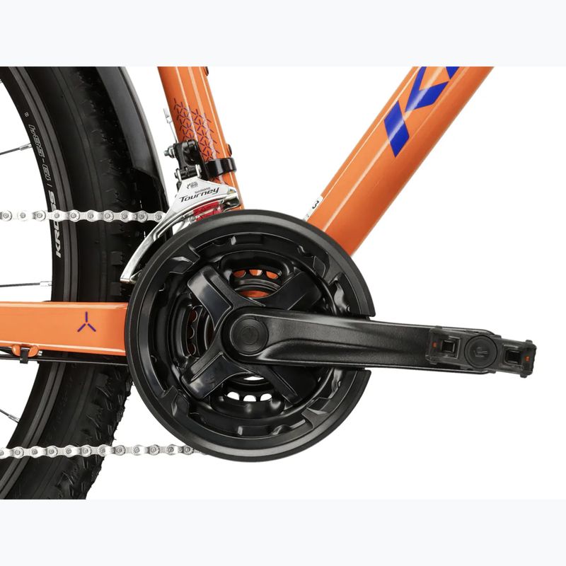Bicicletă de munte pentru femei KROSS Lea 2.0 Eq W 27.5 orange/navy blue/gloss 10