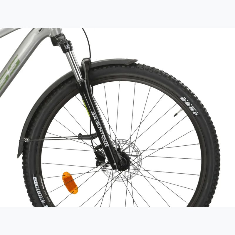 Bicicletă de munte KROSS Hexagon 4.0 EQ 29" silver/green/gloss 6