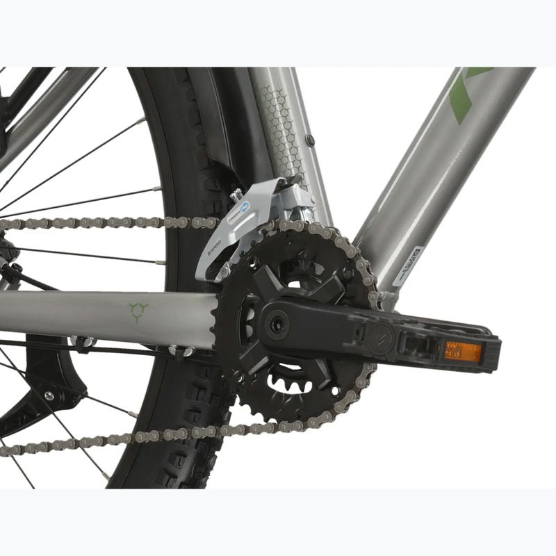 Bicicletă de munte KROSS Hexagon 4.0 EQ 29" silver/green/gloss 9