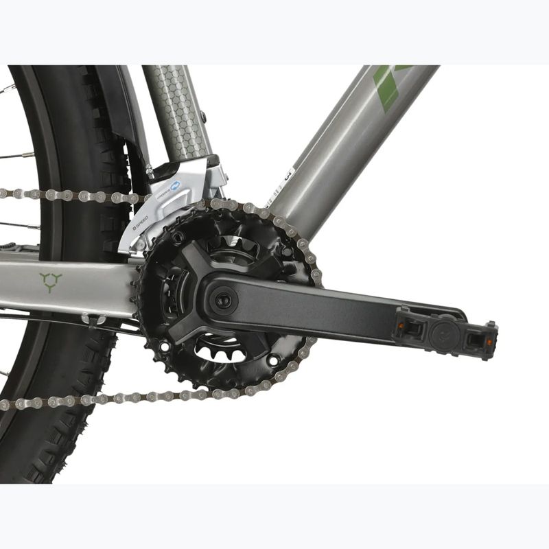 Bicicletă de munte KROSS Hexagon 4.0 EQ 29" silver/green/gloss 10
