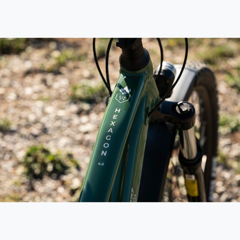 Bicicletă de munte KROSS Hexagon 4.0 EQ 29" green/silver/gloss 17