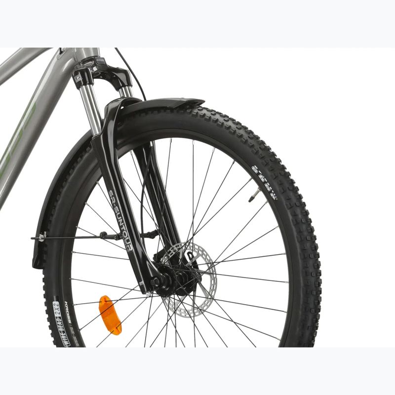 Bicicletă de munte KROSS Hexagon 4.0 EQ 27,5" silver/green/gloss 5