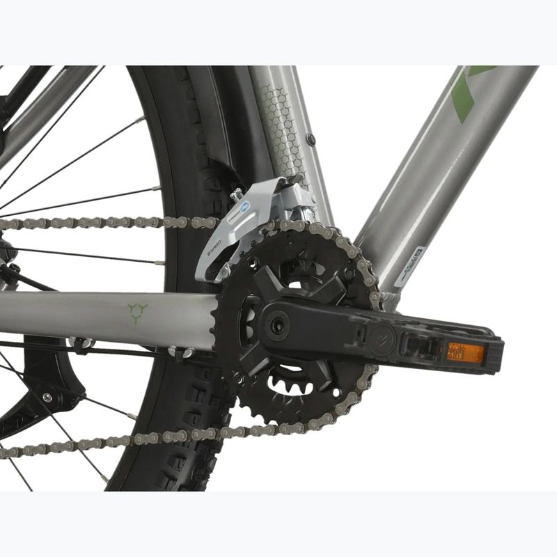 Bicicletă de munte KROSS Hexagon 4.0 EQ 27,5" silver/green/gloss 9