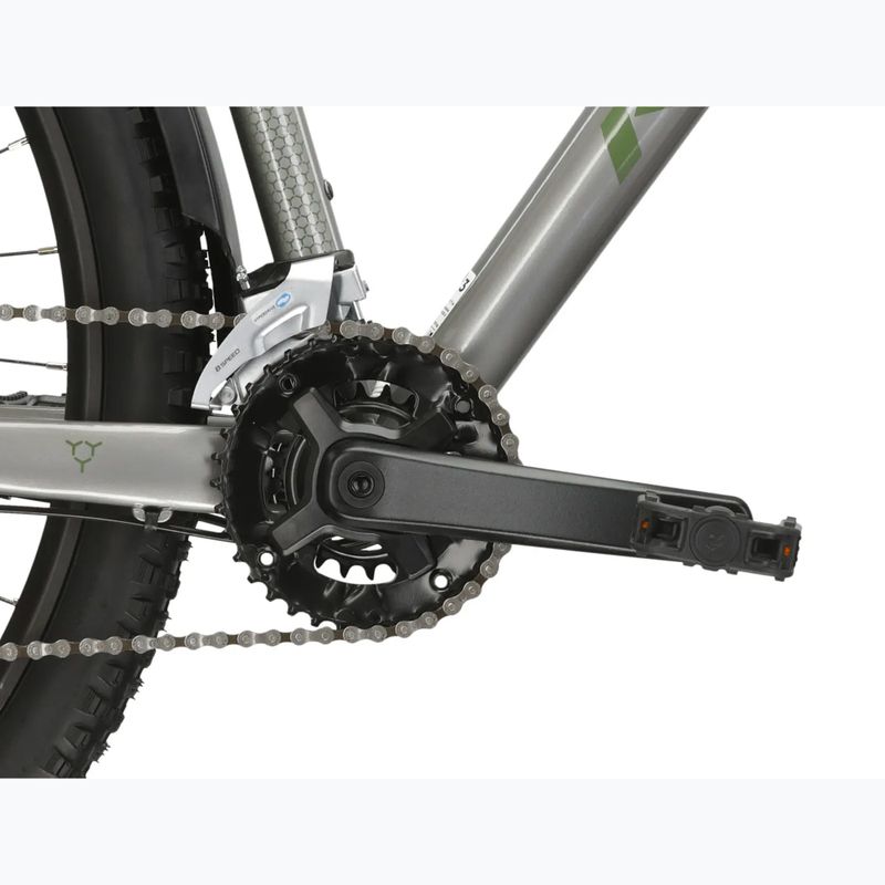 Bicicletă de munte KROSS Hexagon 4.0 EQ 27,5" silver/green/gloss 10