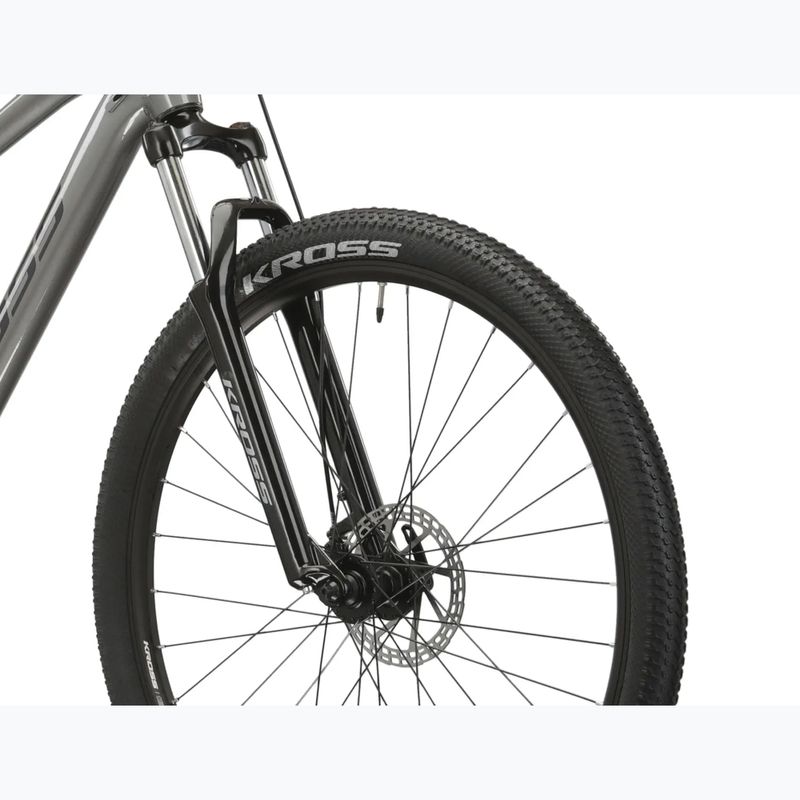 Bicicletă de munte KROSS Hexagon 3.0 27,5" 2024 grey/navy/gloss 5