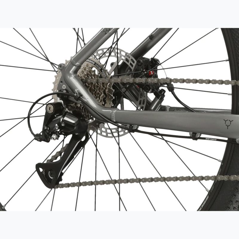 Bicicletă de munte KROSS Hexagon 3.0 27,5" 2024 grey/navy/gloss 8