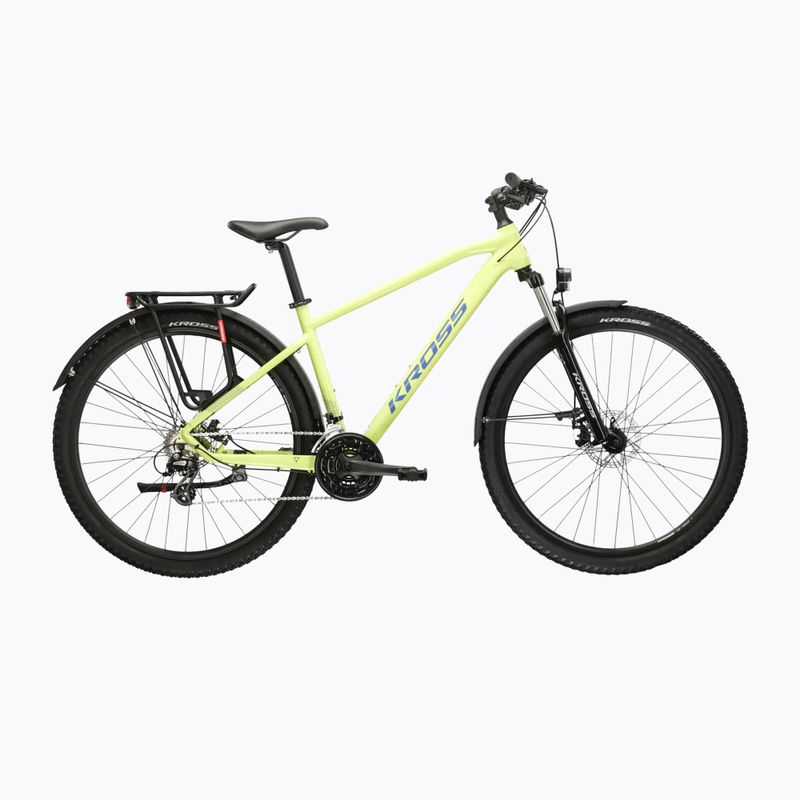 Bicicletă de munte KROSS Hexagon 2.0 EQ 29" lime/blue/gloss