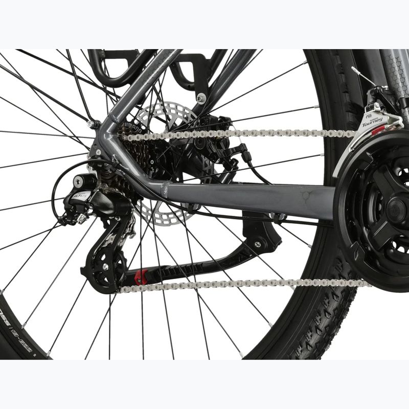 Bicicletă de munte KROSS Hexagon 2.0 EQ 27,5" grey/dark grey/gloss 8