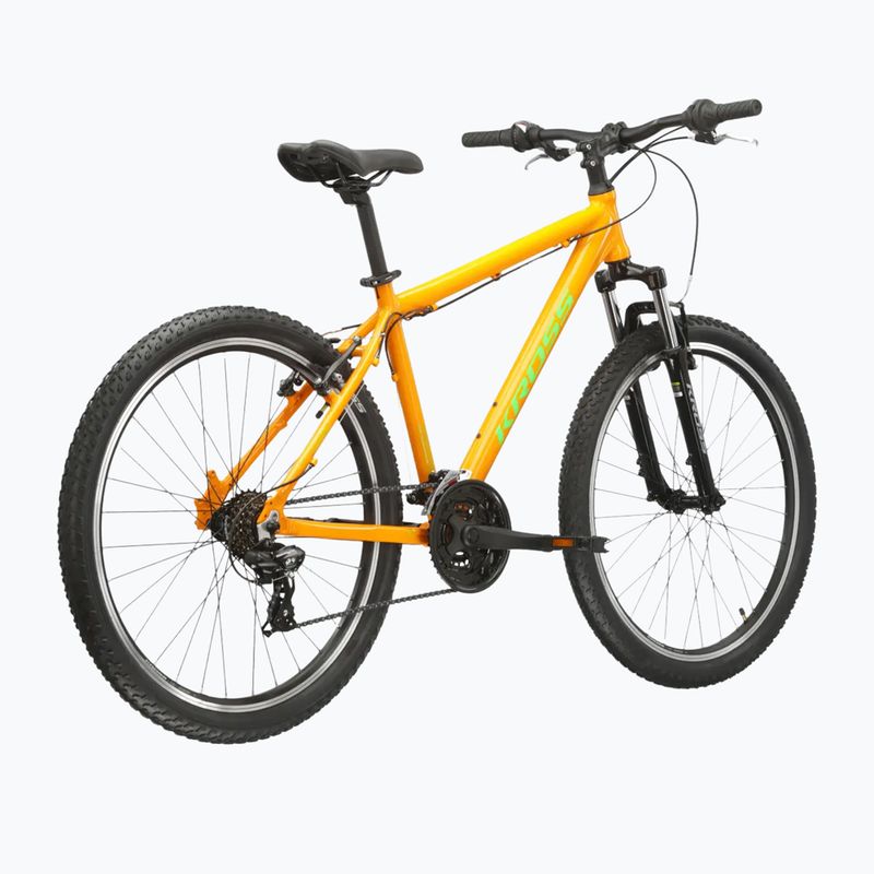 Bicicletă de munte KROSS Hexagon 1.0 26" orange/green/gloss 3