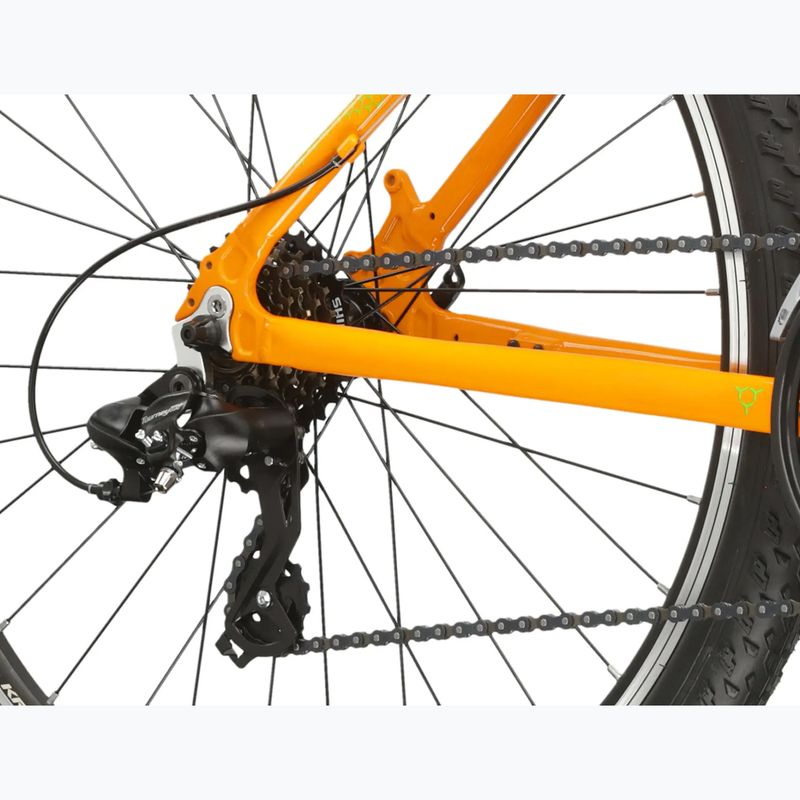 Bicicletă de munte KROSS Hexagon 1.0 26" orange/green/gloss 7